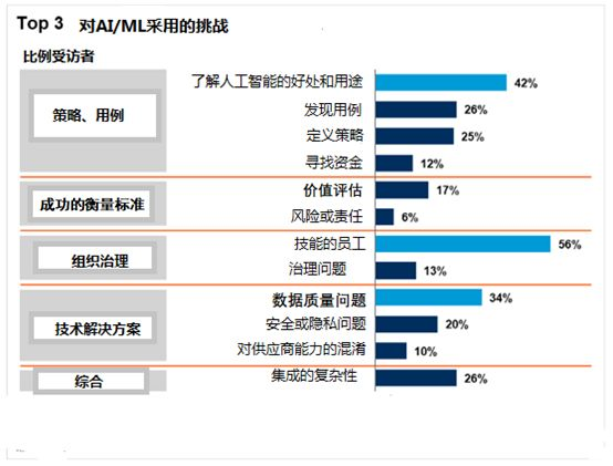 采用人工智能面临的挑战